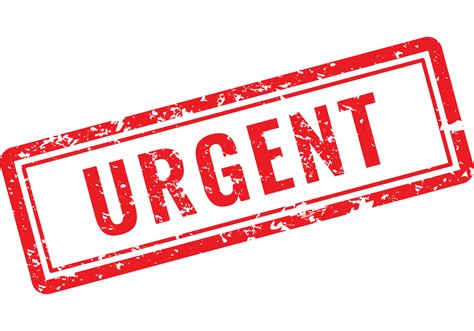URGENT .